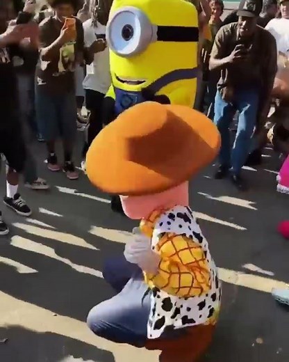 Woody from Toy Story gettin' sturdy on "Hawk Em" by Pop Smoke.