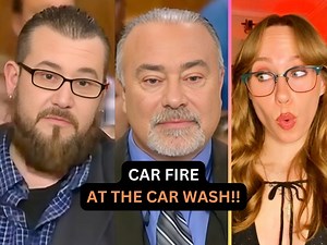 354K views · 2.6K reactions | His Car Caught On FIRE At The CAR WASH!! What do you think about this case? | Tessa Show | Facebook