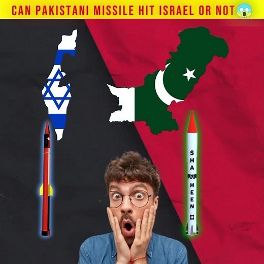 Can Pakistani missile Hit 🎯 Israel or not 😱🇵🇰😤🇮🇱#missile#israel#pakistan#shorts