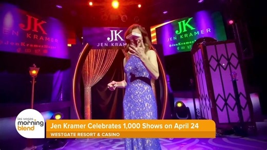 Jen Kramer hits 1,000 shows in Las Vegas