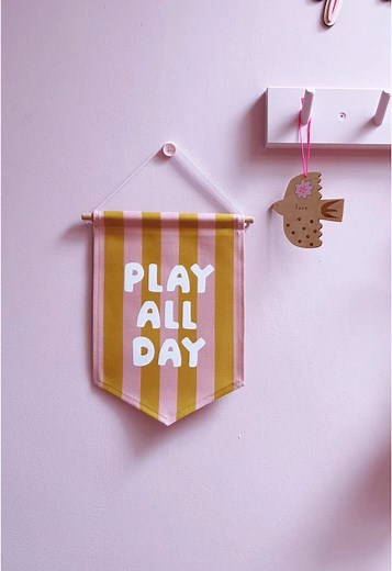 Our no damage button wall hooks pop up in seconds with no tools, no fuss, no mess and no damage to your beautiful walls! #lovelybuttonups #nodamage #diygenius #wallhooks #pasteldecor #notoolsrequired #kidsroomideas #walldecorationideas #kidsroommakeover #instantresults