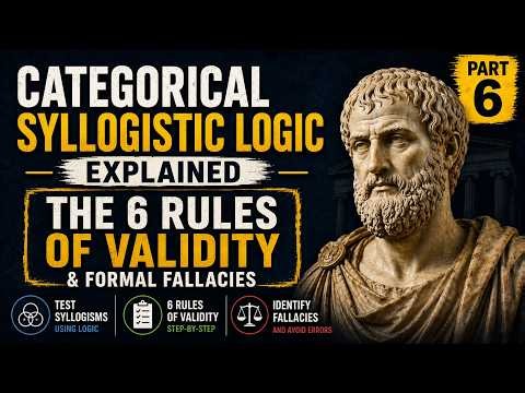 12 | Categorical Syllogistic Logic (Part 6) | The 6 Rules of Validity & Formal Fallacies Explained
