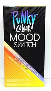 Punky Colour Orange To Yellow Mood Switch Heat Activated Hair Color Change, Temporary Hair Effect