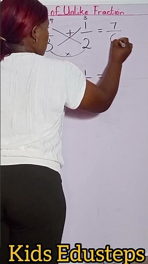 Addition of UnLike Fractions | Easy Fractions for Kids