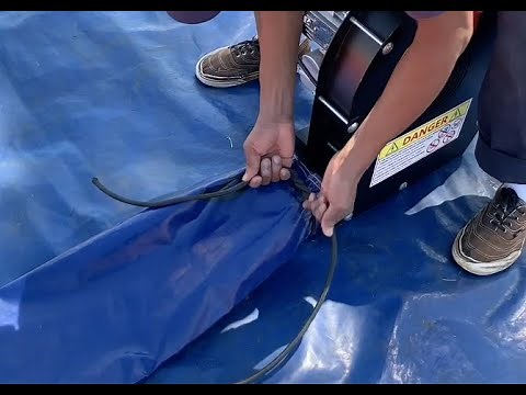 How to set up a Basic jumping castle - with Gladiator Inflatables