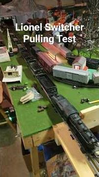 How Much Can A Little Switcher Pull? #train #modelrailroad #steamtrain #lioneltrains #coal #switcher