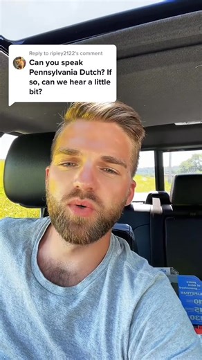 Replying to @ripley2122 Pennsylvania Dutch! #Dutch##language##bilingual##amish##fyp## | Eddie Swartzentruber