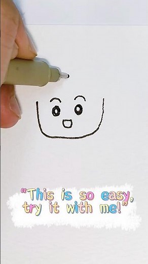 Easy Cute Girl Drawing with Ice Cream🍦| Simple Kawaii Drawing for Kids & Beginners #speedart