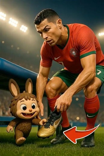 🥇 “Labubu Stole Ronaldo’s Boot 👟🔥” #emotional #cartoon #kindnessiscool #funny #feelgood