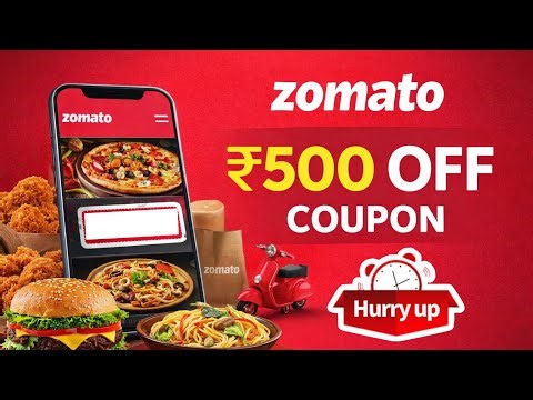 Zomato Coupon Code Today 2026 🔥 Flat ₹500 OFF + Up To 80% Discount 🍔 Limited Time Offer