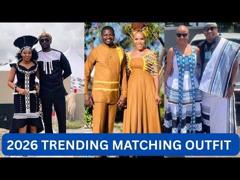 2026 most Trending South African couple matching outfits dress styles collections
