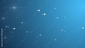 4k video of abstract technology background with arrows.