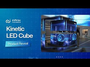 Kinetic LED Cube | Product Reveal Tech | Infinix Innovations