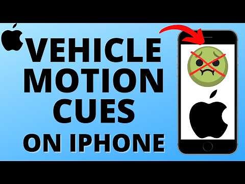 How to Use Vehicle Motion Cues to Reduce Motion Sickness on iPhone - iOS 18