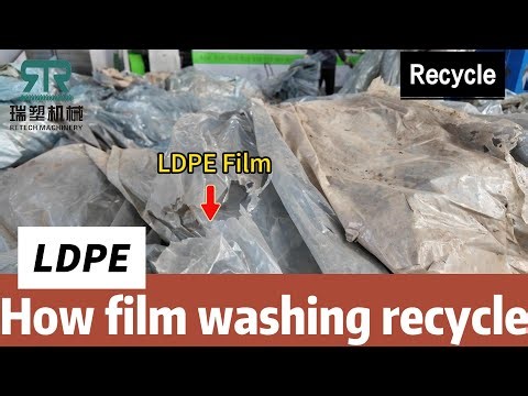 LDPE Film washing squeezing machine(Retech machine)