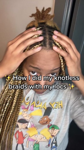 How to Do Knotless Braids Over Locs