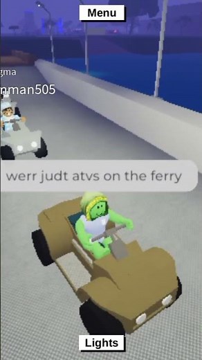 atvs on the ferry! #roblox #lt2 #lumbertycoon2