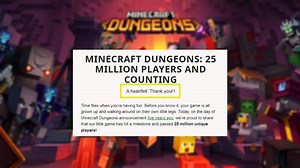 "No new features or content updates": Minecraft Dungeons to no longer receive any updates