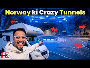 Norway's ENDLESS Tunnels and Fjords ! Motorhome life in Norway