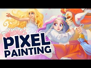 Pixel Painting: Dollightful Banner Art