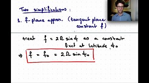 3.4 The f-plane and beta-plane approximations