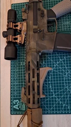 Réplica custom de airsoft lista para CQB #airsoft