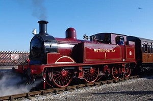7.5K views · 470 reactions | RIVERS OF STEAM Metropolitan Railway E class 0-4-4T No. 1 lets off steam at its Buckinghamshire Railway Centre home. | Heritage Railway Magazine | Facebook