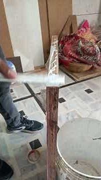 Pvc Edge banding tape install to kitchen cabinet door