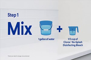 Clorox No Splash Bleach, 40 Fluid Ounces, Pack of 2