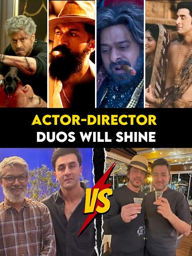 8 Actor-Director Duos Set to Rule 2026 — Two Will Clash in a Big Battle! #srk #shahrukhkhan #KingMovie #ramayana #yash #Prabhash | Filmy 360