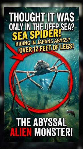 The Giant Alien Hiding in Japan! 🇯🇵🦀 | DeepSea Stories #giantcrab #USShort #shorts #mystery