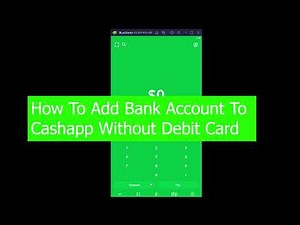 How To Add Bank Account To Cash App Without Debit Card | Link Bank Account To Cash App