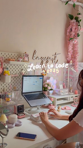 kaye (♡˙︶˙♡) on Instagram: "Thinking of learning to code in 2025? I’ve been trying Coddy.tech, and it’s such a fun way to learn at your own pace- whether you’re just starting out or already have skills. Definitely worth a look! 💻 💗 ⋆｡‧˚ʚ♡ɞ˚‧｡⋆ Tags: #studygram #studygramph #studyvlogs #workgram #workgramph #workspace #studytable #workstation #desksetup #deskorganization #deskdecor #deskspace #deskgoals #studyblr #studynotes #deskinspiration #desktour #coddy #coding #code #programming #programm