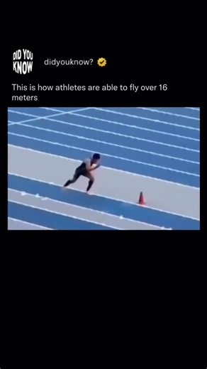 Did You Know | An elite triple jumper exploded off the starting line, bounding into the hop phase where one leg drove forward to maintain horizontal speed... | Instagram