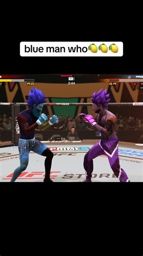 Understanding the Blue Man Character in UFC 5