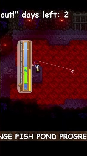 Lava Eels are very rare and hard to catch #stardewvalley