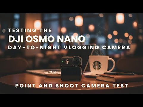 Can the DJI Osmo Nano Handle Night Shots? Low Light Camera Test!