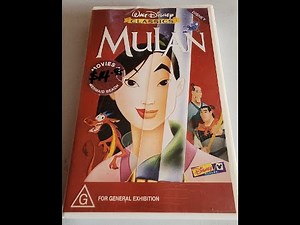 Mulan Australian VHS Closing (Disney) 1999