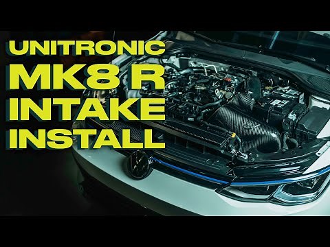 How to install a MK8 Golf R Intake // Unitronic Carbon Intake