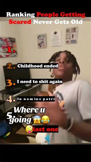 Ranking People Getting Scared Never Gets Old 😱 #scared #funnypranks #shorts