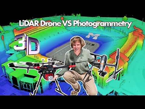 Drone LiDAR vs Photogrammetry | Epic Stadium 3D model