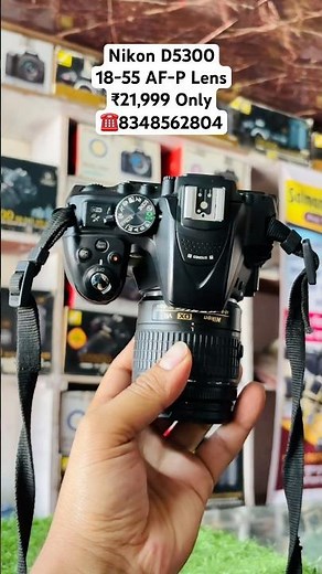Nikon D5300 18-55 AF-P Lens 🔥 Like New | ₹21,999 DSLR Deal | Nikon D5300 18-55 Lens Full Review