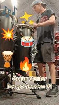 🎸Guitar Center Congo Session 1🪘#music #drums #percussion #drummer #drumming #drum #congo #jamsession