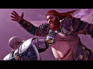 God of War Ragnarok - Thor Boss Fight & Death Scene