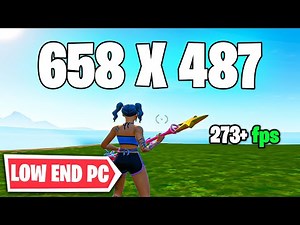 BEST Stretched Resolution for LOW END PCs! | Fortnite Chapter 3 Season 3 (240+ FPS ON POTATO PC)