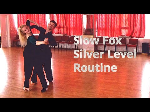 Slow Foxtrot Silver Level Choreography | Weave from PP, Top Spin