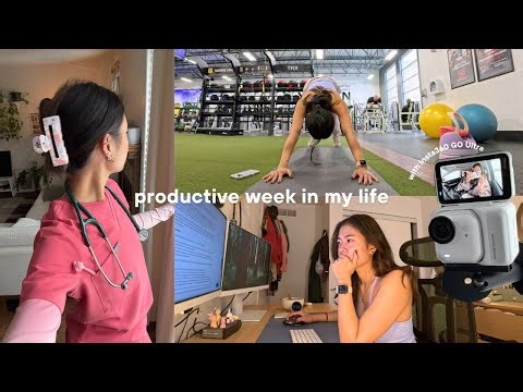 med school vlog 🩺 | back to lectures, studying & a cozy week in my life (insta360 GO Ultra)