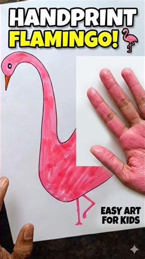 Best Flamingo Drawing Hack! 🦩✨ #Shorts #Art #drawing #colorfulletters #easydrawing #calligraphy