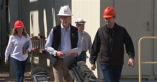 Energy Secretary Chris Wright joins Congressman Gabe Evans on Northern Colorado energy tour