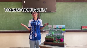 Transform Fault 3D Model Demonstration in Science Class